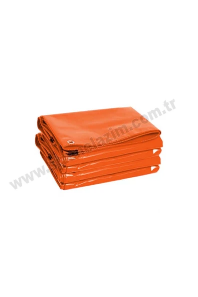 sizenelazım 90cm x 6m  Turuncu PVC Su Geçirmez Balkon Demiri Korkuluk Çit Branda - Resim 2