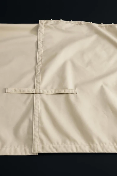 sizenelazım Su Geçirmez Desenli Oxford Balkon Perdesi Güneşlik ve Yağmurluk Renk ve 250 cm Boy Ölçü Seçenekli - Resim 3