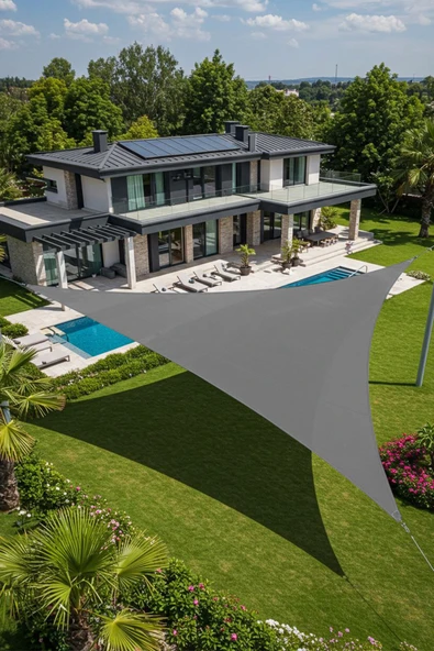 sizenelazım Yarasa Model Üçgen Gölgelik Tente 4mtx4mtx5.5mt - Resim 2