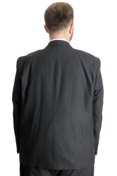 Mode XL Büyük Beden Takım Elbise Superior 21021F Siyah - Resim 4