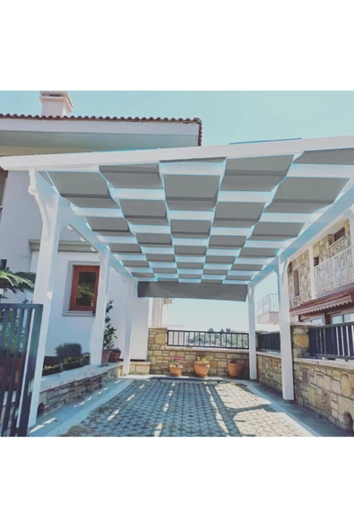 sizenelazım Antrasit Su Geçirmez Oxford Kumaş Dekoratif Gölgelik 0.5m X 13m ürün görseli