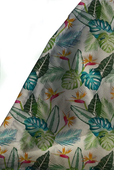 sizenelazım Su Geçirmez Desenli Oxford Balkon Perdesi Güneşlik ve Yağmurluk Renk ve 200 cm Boy Ölçü Seçenekli - Resim 3