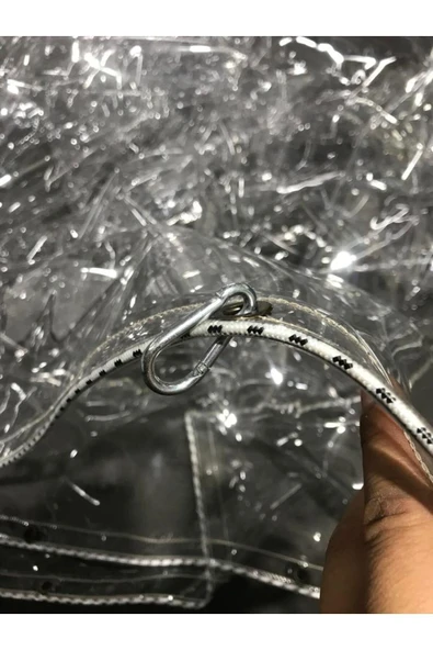 sizenelazım Şeffaf Renkli Balkon Perdesi 2mt yükseklik 3mt genişlik - Resim 2