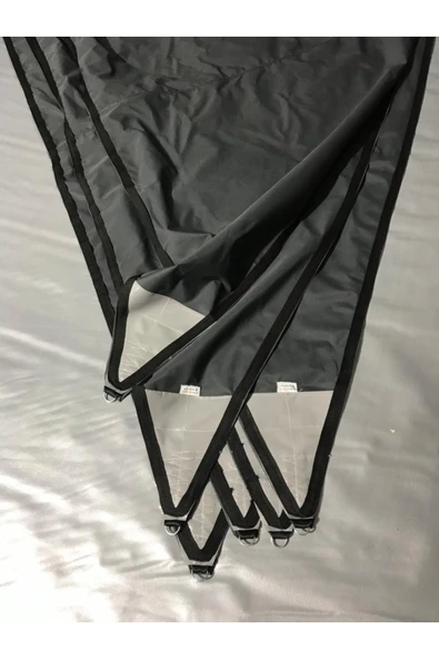 sizenelazım Gri Üçgen Gölgelik Oxford Kumaş 190gr M² 4.40 X 4.40 X 6.20 M - Resim 2