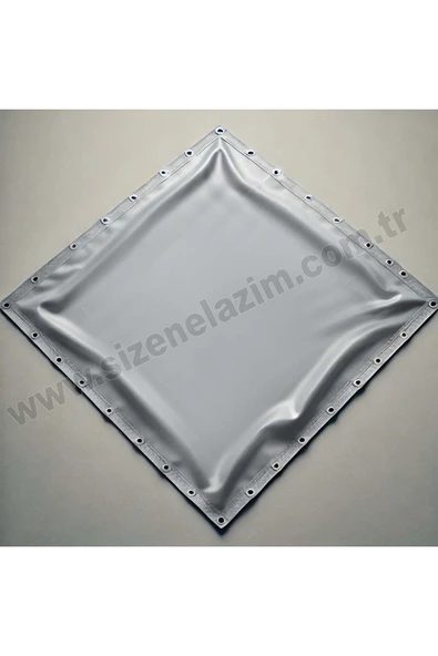 sizenelazım 80cm x 9.5m  Gri PVC Su Geçirmez Balkon Demiri Korkuluk Çit Branda - Resim 6