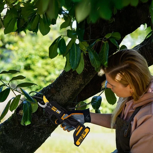 CAT DG236 18Volt 2.0A Li-ion Tek Akülü Profesyonel Kömürsüz Dal Budama Makası - 8