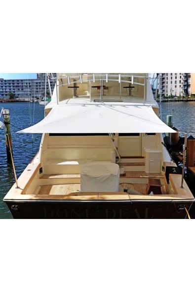 YILDIZ Yat Gölgeliği Tentesi 3x3mt - Resim 2