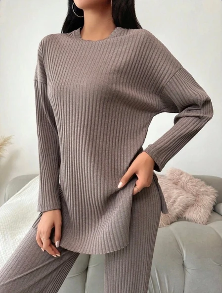 Kadın Uzun Kollu Kaşkorseikili Takım - Resim 2