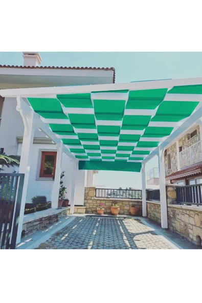 sizenelazım Yeşil Su Geçirmez Oxford Kumaş Dekoratif Gölgelik 0.5m X 20m ürün görseli