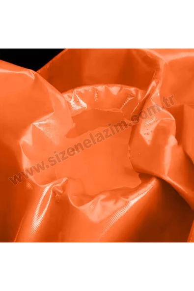 sizenelazım 110cm x 7.5m  Turuncu PVC Su Geçirmez Balkon Demiri Korkuluk Çit Branda - Resim 4