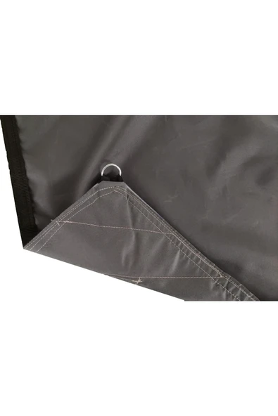 sizenelazım Gri Üçgen Gölgelik Oxford Kumaş 190gr M² 4.40 X 4.40 X 6.20 M - Resim 4