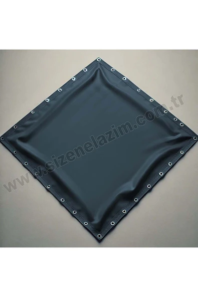 sizenelazım 100cm x 6.5m  Antrasit PVC Su Geçirmez Balkon Demiri Korkuluk Çit Branda - Resim 6