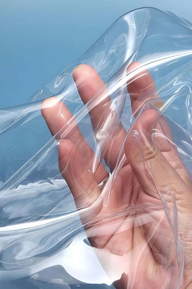 sizenelazım 0.80mm Şeffaf Oto Servis ve Yıkama Ara Bölme Perdesi 12 Renk Yükseklik 250 cm x Genişlik 250 cm - Resim 4