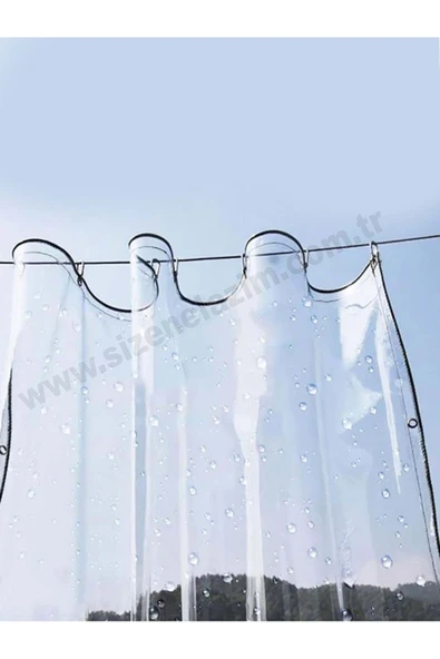 sizenelazım 2m x 16m Şeffaf Balkon, Teras Perdesi ve Bağlantı Ekipmanları ürün görseli