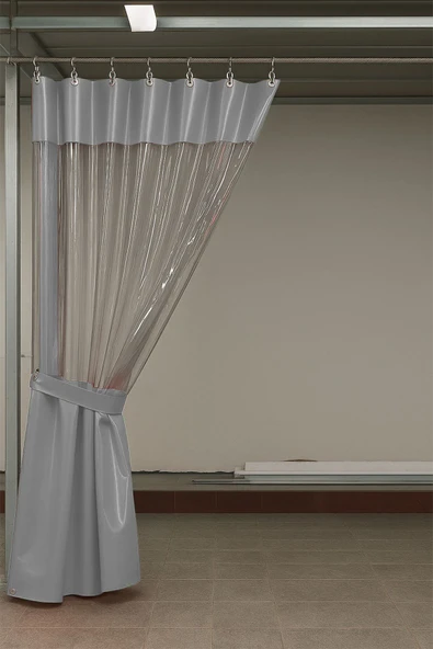 sizenelazım 0.80mm Şeffaf Oto Servis ve Yıkama Ara Bölme Perdesi 12 Renk Yükseklik 250 cm x Genişlik 950 cm - Resim 2