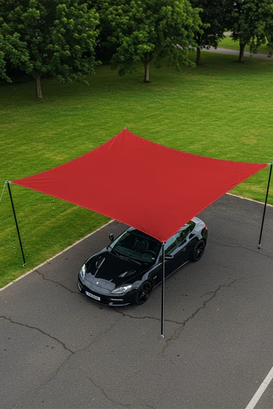 sizenelazım Su Geçirmez Araba Gölgelik Güneşlik Tentesi Oxford Kumaş 280cmx400cm Ebat ürün görseli