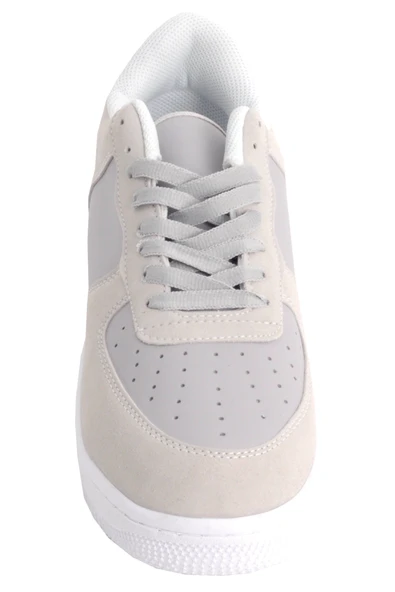 Mode XL Büyük Numara Ayakkabı AIR DUST 5026 Gri-Bej - 3