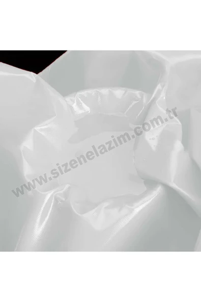 sizenelazım 150cm x 7.5m  Beyaz PVC Su Geçirmez Balkon Demiri Korkuluk Çit Branda - Resim 4