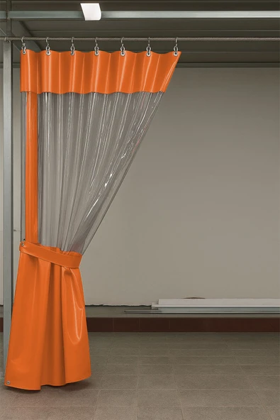 sizenelazım 0.80mm Şeffaf Oto Servis ve Yıkama Ara Bölme Perdesi 12 Renk Yükseklik 200 cm x Genişlik 800 cm - Resim 2