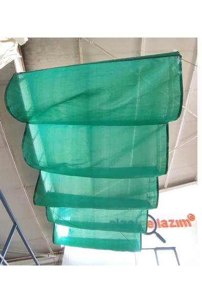 sizenelazım Teleskopik Açılıp-kapanabilir Gölgelik Tente Sistemi Yeşil Jüt 2m X 6m - Resim 4