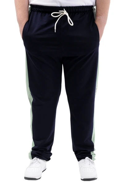 Mode XL Büyük Beden Erkek Eşofman Altı Cepli Baskılı SPORT 24516 Lacivert ürün görseli 1