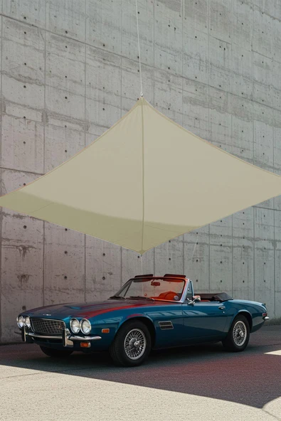 sizenelazım Su Geçirmez Araba Gölgelik Güneşlik Tentesi Oxford Kumaş 280cmx400cm Ebat - Resim 3