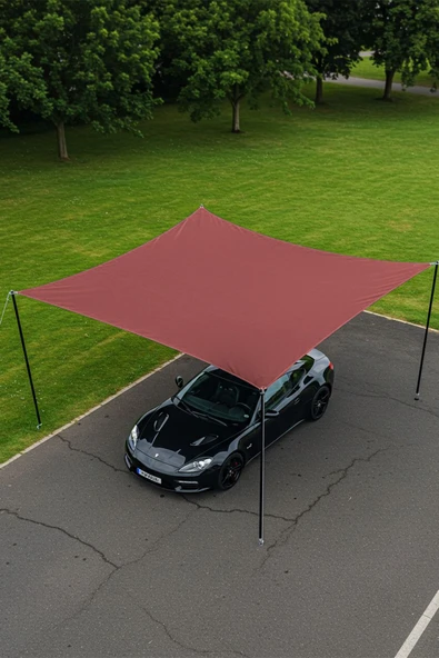 sizenelazım Su Geçirmez Araba Gölgelik Güneşlik Tentesi Oxford Kumaş 280cmx400cm Ebat ürün görseli