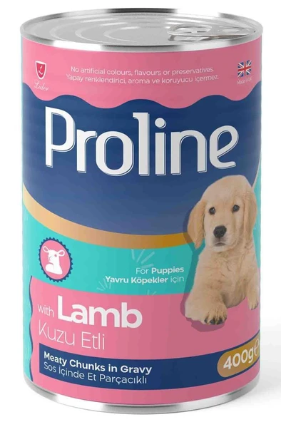 Proline Sos İçinde Parça Kuzu Etli Yavru Köpek Konservesi 400gr ürün görseli 1