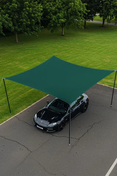 sizenelazım Su Geçirmez Araba Gölgelik Güneşlik Tentesi Oxford Kumaş 280cmx400cm Ebat ürün görseli