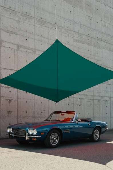 sizenelazım Su Geçirmez Araba Gölgelik Güneşlik Tentesi Oxford Kumaş 280cmx400cm Ebat - Resim 3