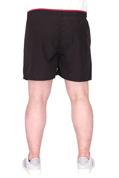 Mode XL Büyük Beden Erkek Deniz Şortu ICON U25402 Siyah - Resim 3