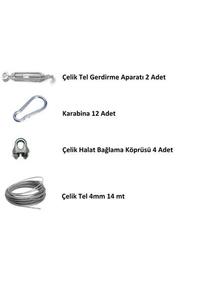 sizenelazım Teleskopik Açılıp-kapanabilir Gölgelik Tente Sistemi Antrasit Oxford Su Geçirmez 2m X 10m - Resim 4