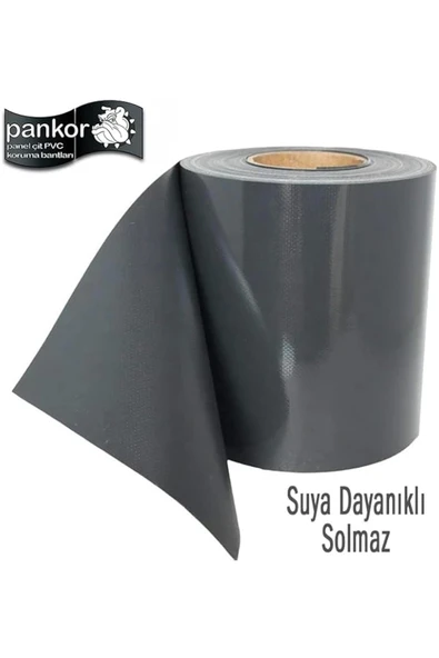 AyrStore Örgü Tel Koruma, Kapatma, Gizlilik Bantları, Pvc Çit Şeridi (50 metre) (5cm, Antrasit) - Resim 3