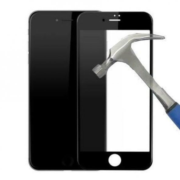 NANO Teknoloji Cam İPHONE 8g Siyah Kırılmaz Cam Ekran Koruyucu - 4