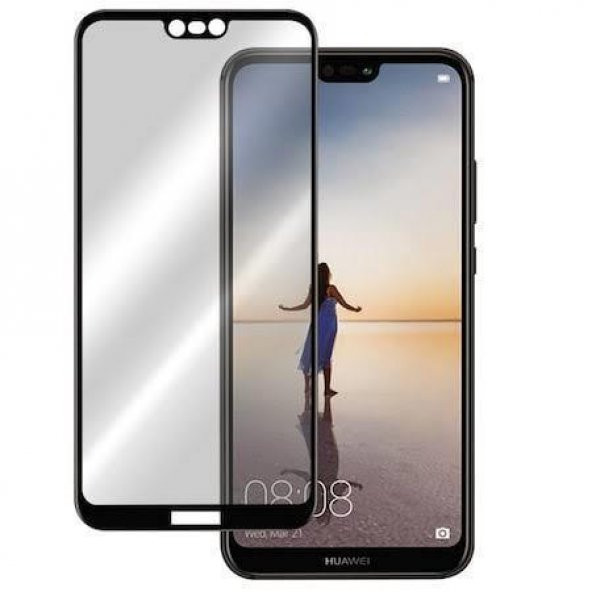 Nano Teknoloji Huawei Y7 2019 Beyaz Kırılmaz Cam Ekran Koruyucu