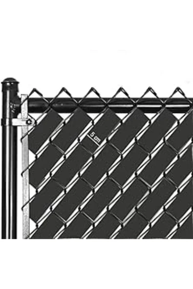 AyrStore Örgü Tel Koruma, Kapatma, Gizlilik Bantları, Pvc Çit Şeridi (50 metre) (5cm, Antrasit) ürün görseli