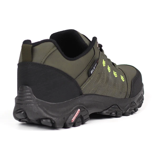 Erkek Haki Outdoor Trekking Ayakkabı Kaymaz Taban Suya Dayanıklı Hafif Rahat Günlük Yürüyüş ve Dağ Spor Ayakkabısı - Resim 5