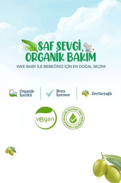 Wee Baby Organik Bebek Losyonu 200 ml - Resim 3