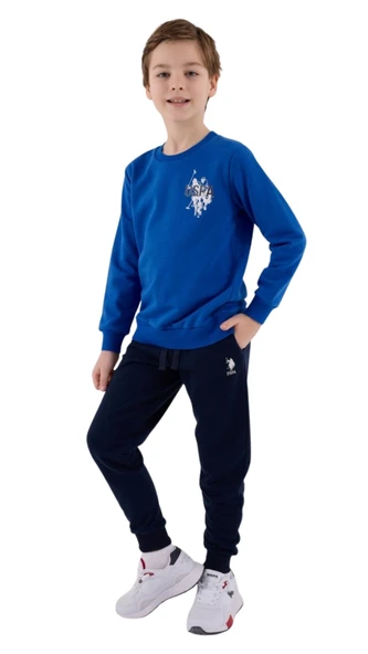 Us Polo Erkek Çocuk Cobalt Uzun Kol Pijama Takım 2205 ürün görseli
