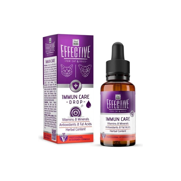 Effective Kedi ve Köpek Takviye Ürünleri Bağışıklık Sistem Sağlığı 50ml ürün görseli 1