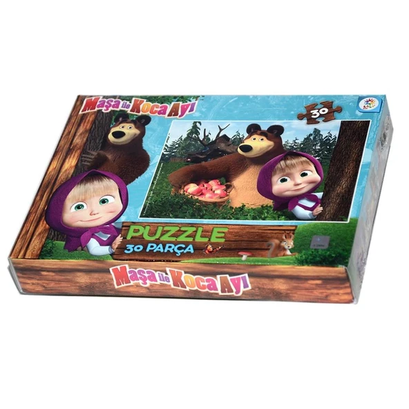 MS7574 Kids Maşa ile Koca Ayı 30 Parça Puzzle