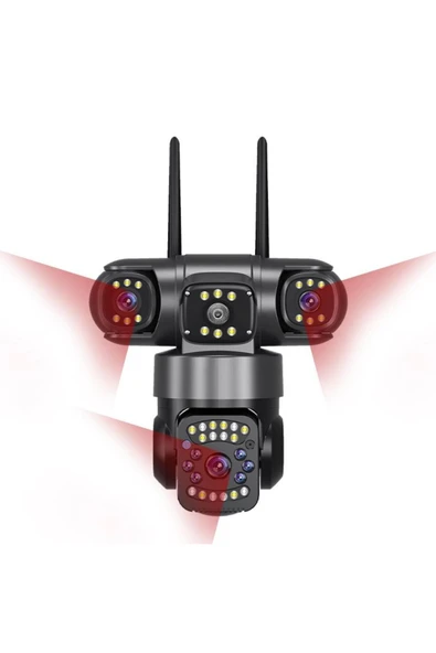 Okam-6030 15 Mp 3 Kameralı Dual Lens Wifi Ptz Kamera - 3