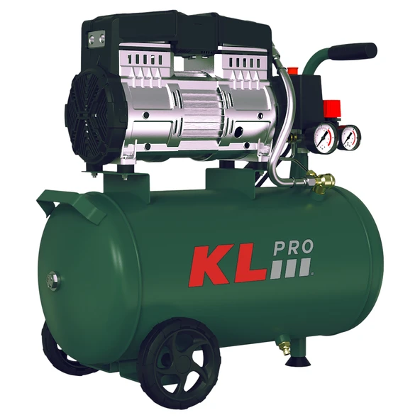 Klpro KLK25SH 8 Bar 24 Litre 2Hp Sessiz ve Yağsız Hava Kompresörü ürün görseli 1