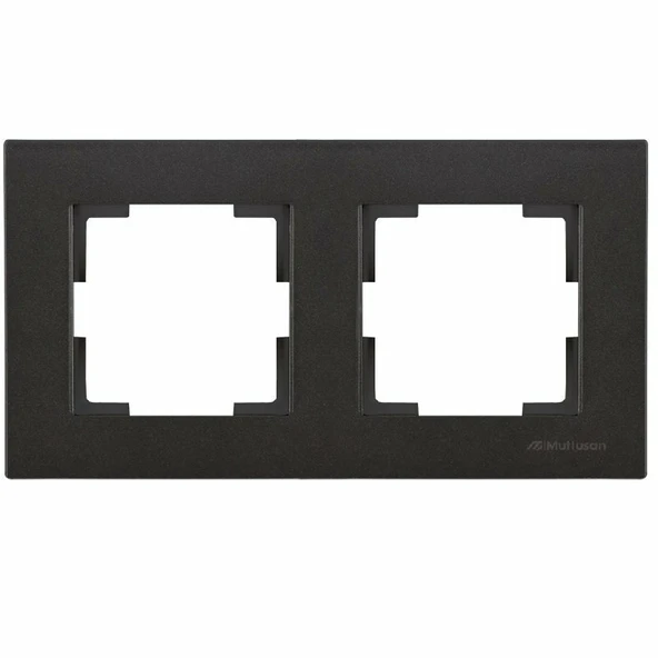 RİTA SİYAH İKİLİ PRİZ ÇERÇEVE ürün görseli