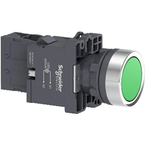 Schneider Electric , XA2AW33M1 ,1Na yeşil Işıklı, Yaylı Butonlar ürün görseli
