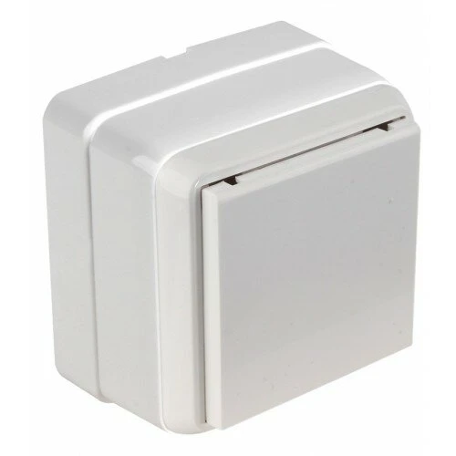 BRON S/Ü KAPAKLI TOP.LI PRİZ BEYAZ - Resim 2