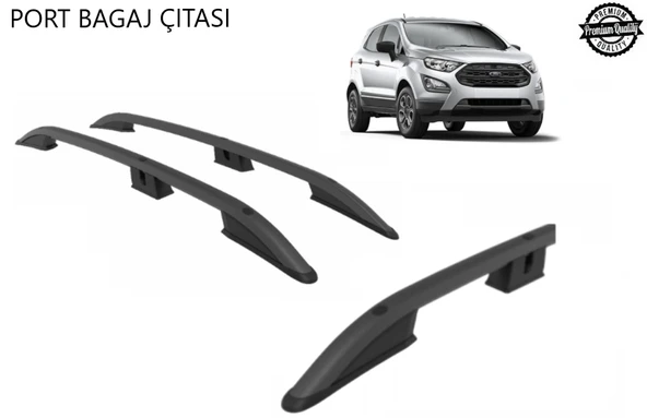 ECOSPORT TAVAN ÇİTASI ARACA ÖZEL 2013 2014 2015 2016 2017 2018 2019 2020 2021 2022 2023 SİYAH ürün görseli 1