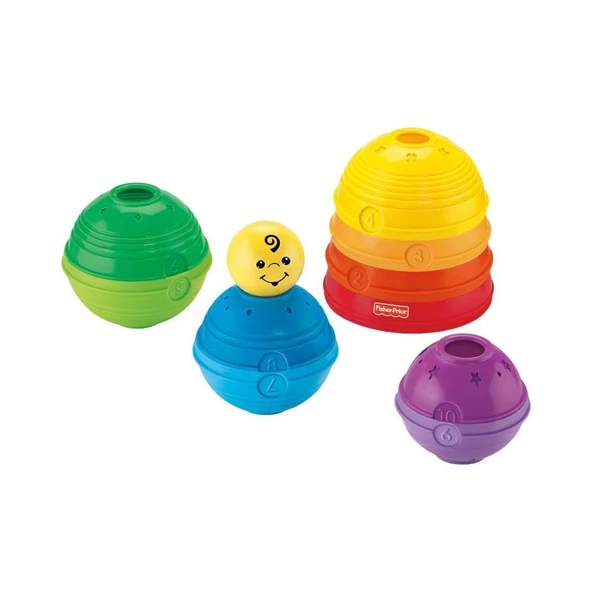 W4472 NessiWorld® Numaralı Kaplar / Sıralama ve Şekil Ayırma Oyuncakları - Resim 2