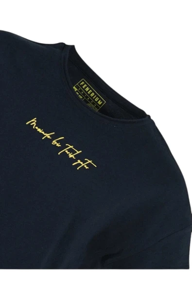 Fenerbahçe Ojinal Çocuk Tribün Elyazı Lacivert T-shirt - 2