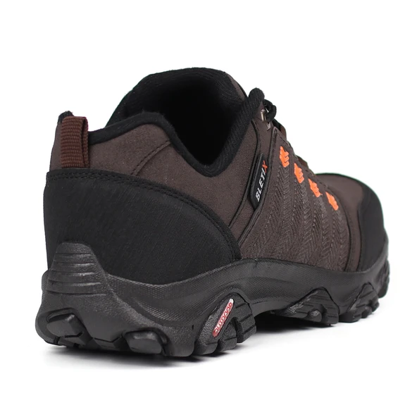 Erkek Kahve Outdoor Trekking Ayakkabı Kaymaz Taban Suya Dayanıklı Hafif Rahat Günlük Yürüyüş ve Dağ Spor Ayakkabısı - Resim 5